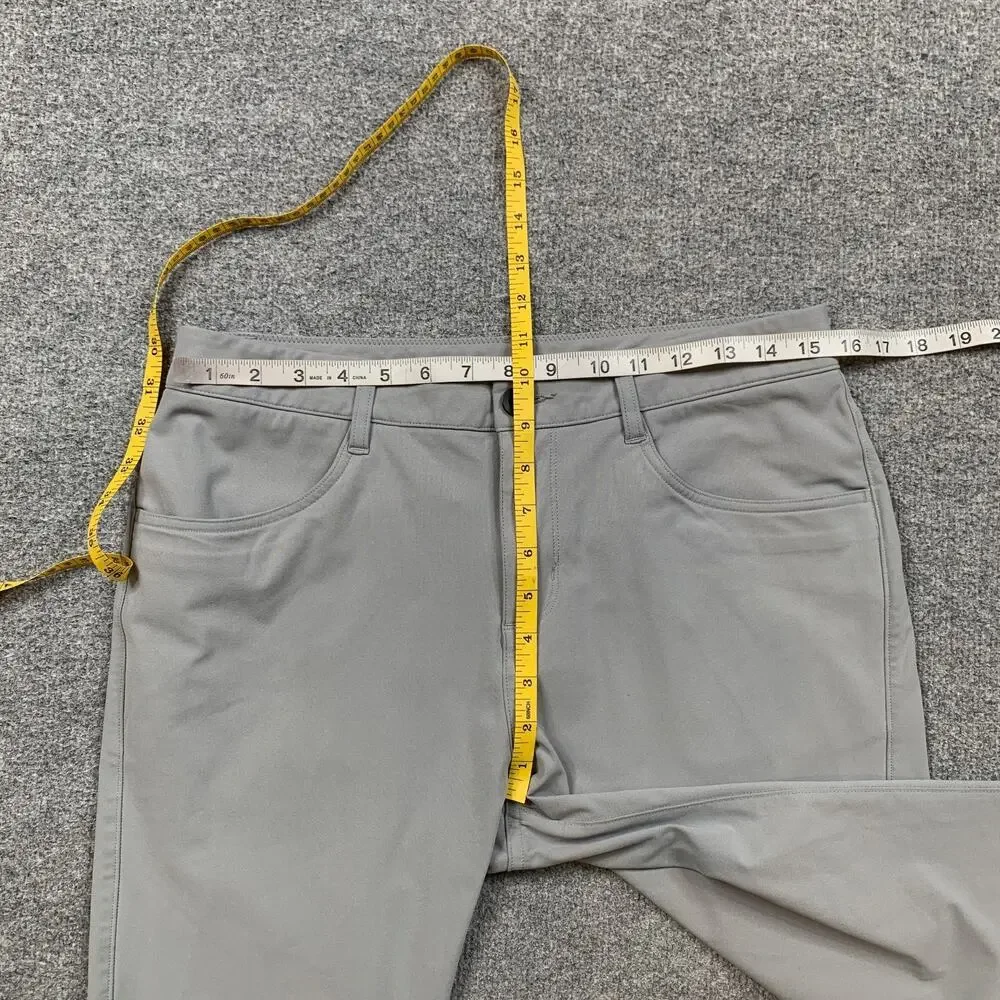 Vuori Pants Mens 30 Grey Meta Athletic Slim Fit Moisture Wicking Performance